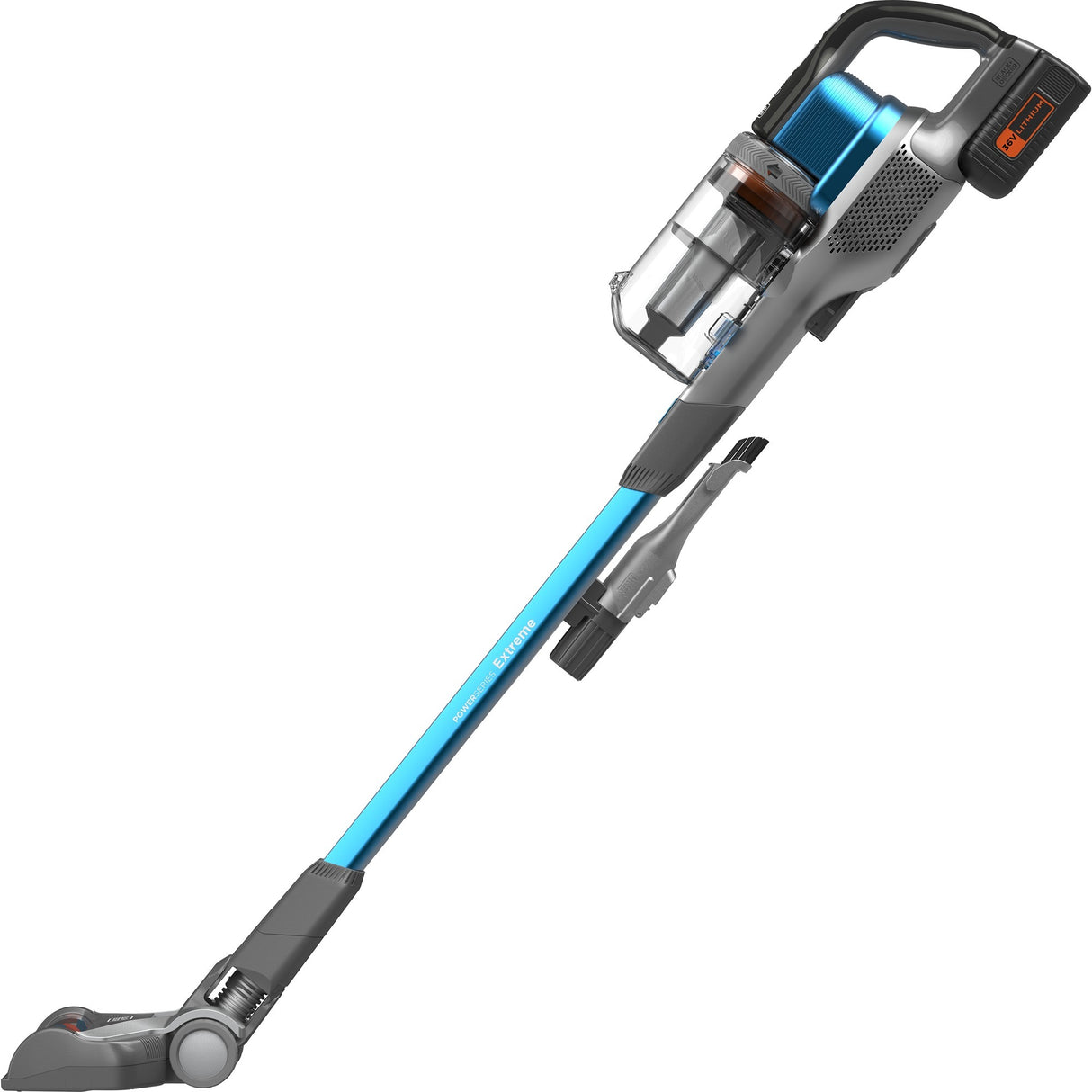 Aspirateur balai Black+decker 36v 4-en-1 (gris bleu clair)