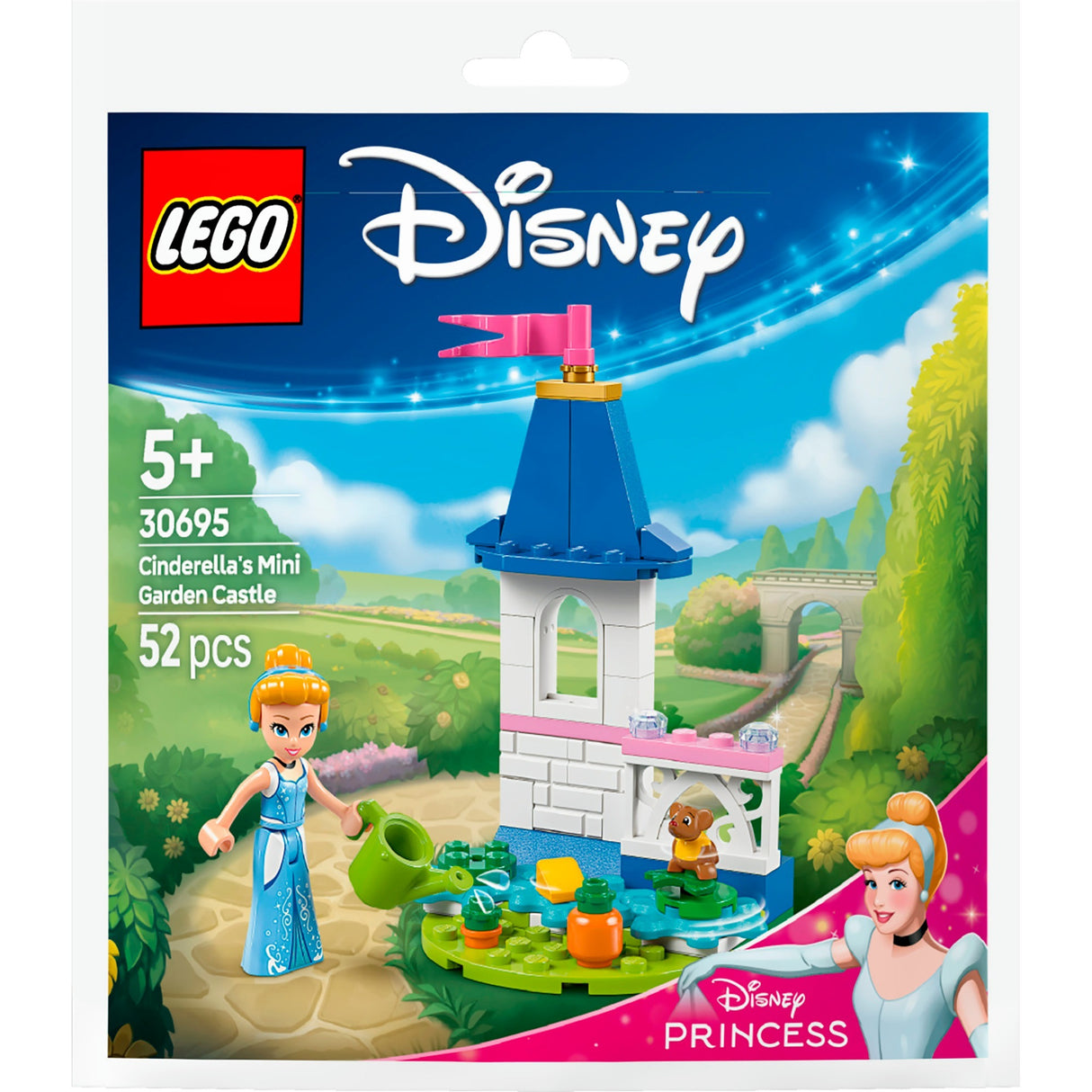 Lego 30695 sac princesse disney mini château de jardin de Cendrillon