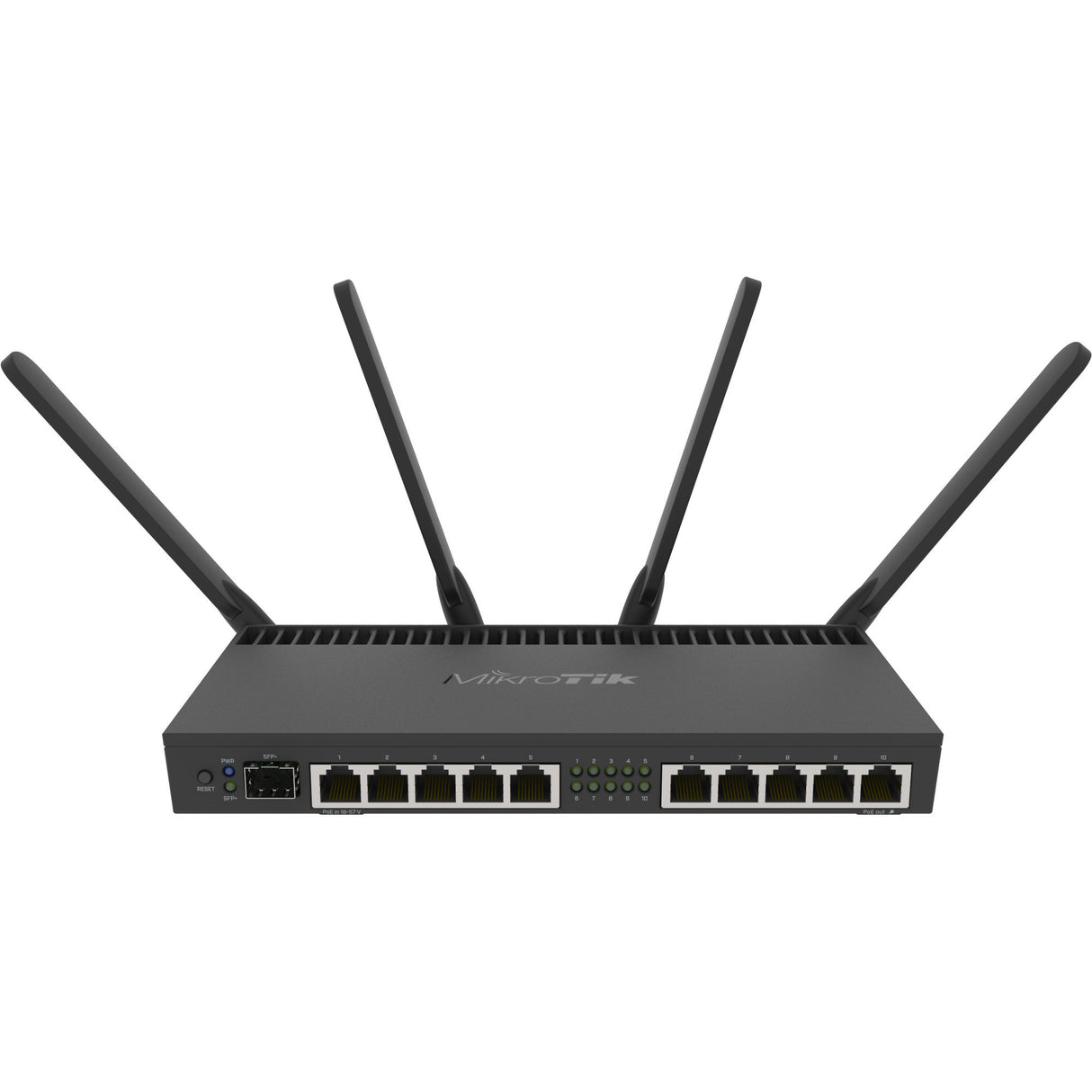 Routeur Mikrotik RB4011igs+5hacq2hnd-in (noir, processeur Annapurna Alpine AL21400, SFP+, Wi-Fi 5)