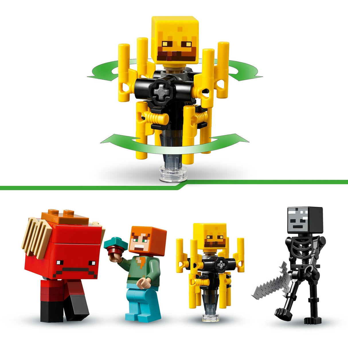 Lego minecraft 21266 la bataille de lave dans le Nether