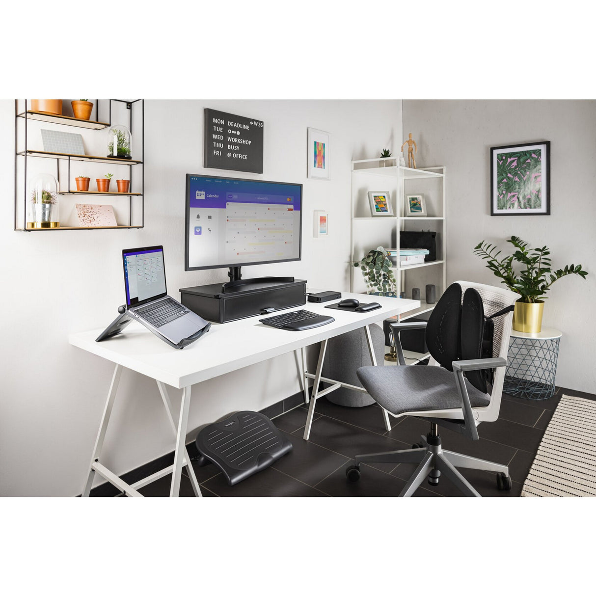 Kensington SmartFit Easy Riser EQ Support de refroidissement pour ordinateur portable (Noir)