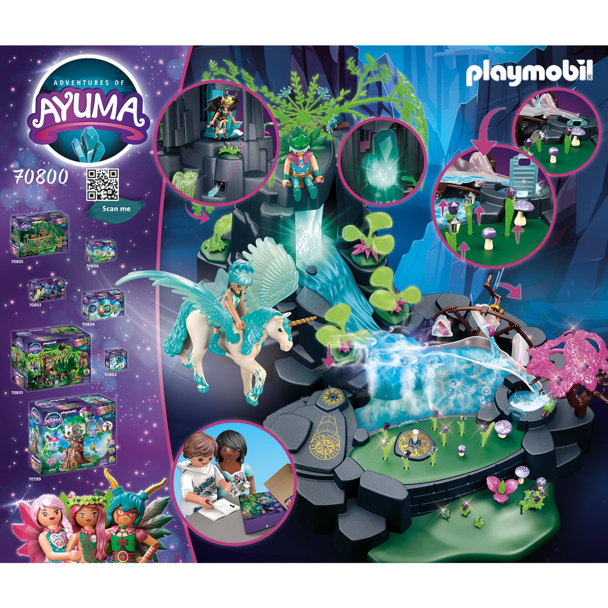 Playmobil Ayuma - jouet de construction source d'énergie magique (70800)