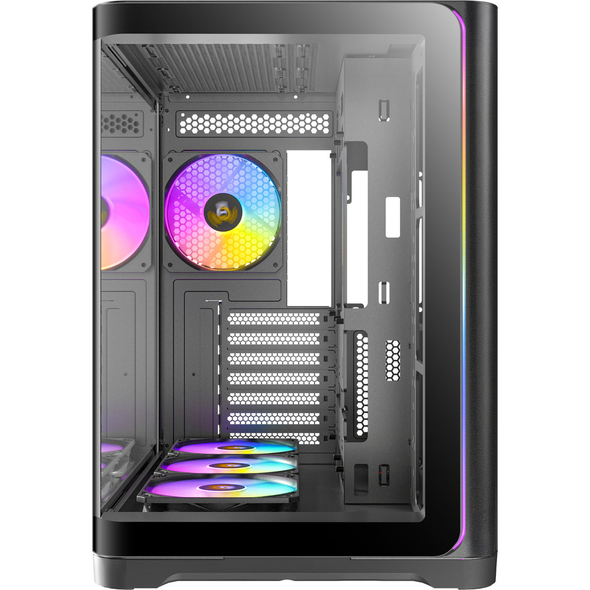 Boîtier tour midi Antec C5 Curve ARGB (noir | 2x USB-A | 1x USB-C | verre trempé)