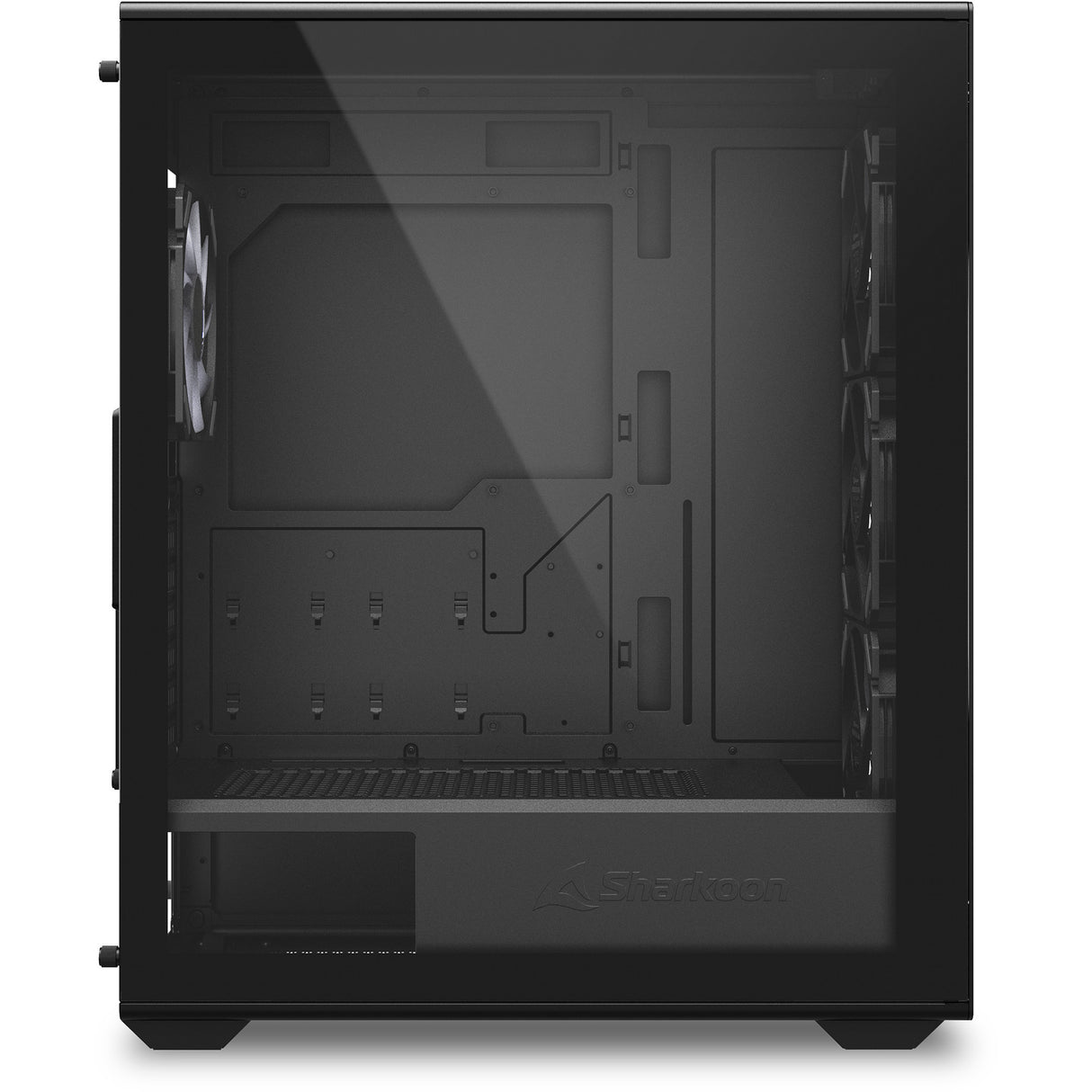 Sharkoon VK4 ARGB Boîtier Midi Tower (noir | 2x USB-A | RGB | verre trempé)