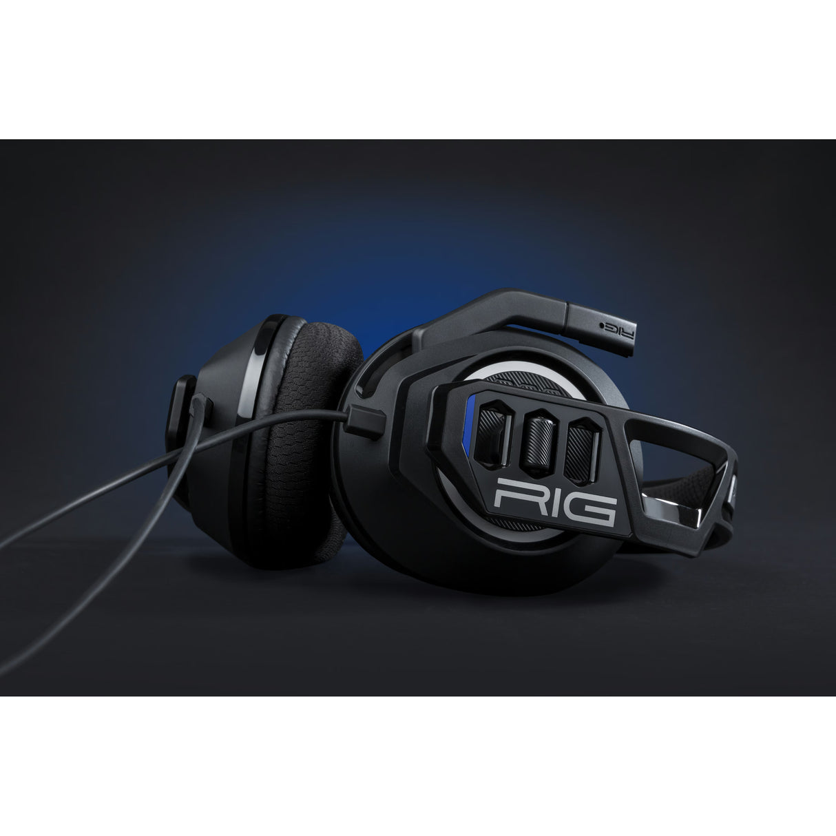 Casque de jeu supra-auriculaire Nacon rig 300 pro hs (noir, playstation 4, playstation 5, xbox, nintendo switch, pc)