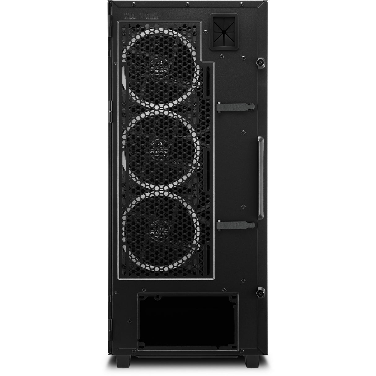 Boîtier tour midi Sharkoon rev300 (noir | 4x USB-A | 1x USB-C | RVB | verre trempé)
