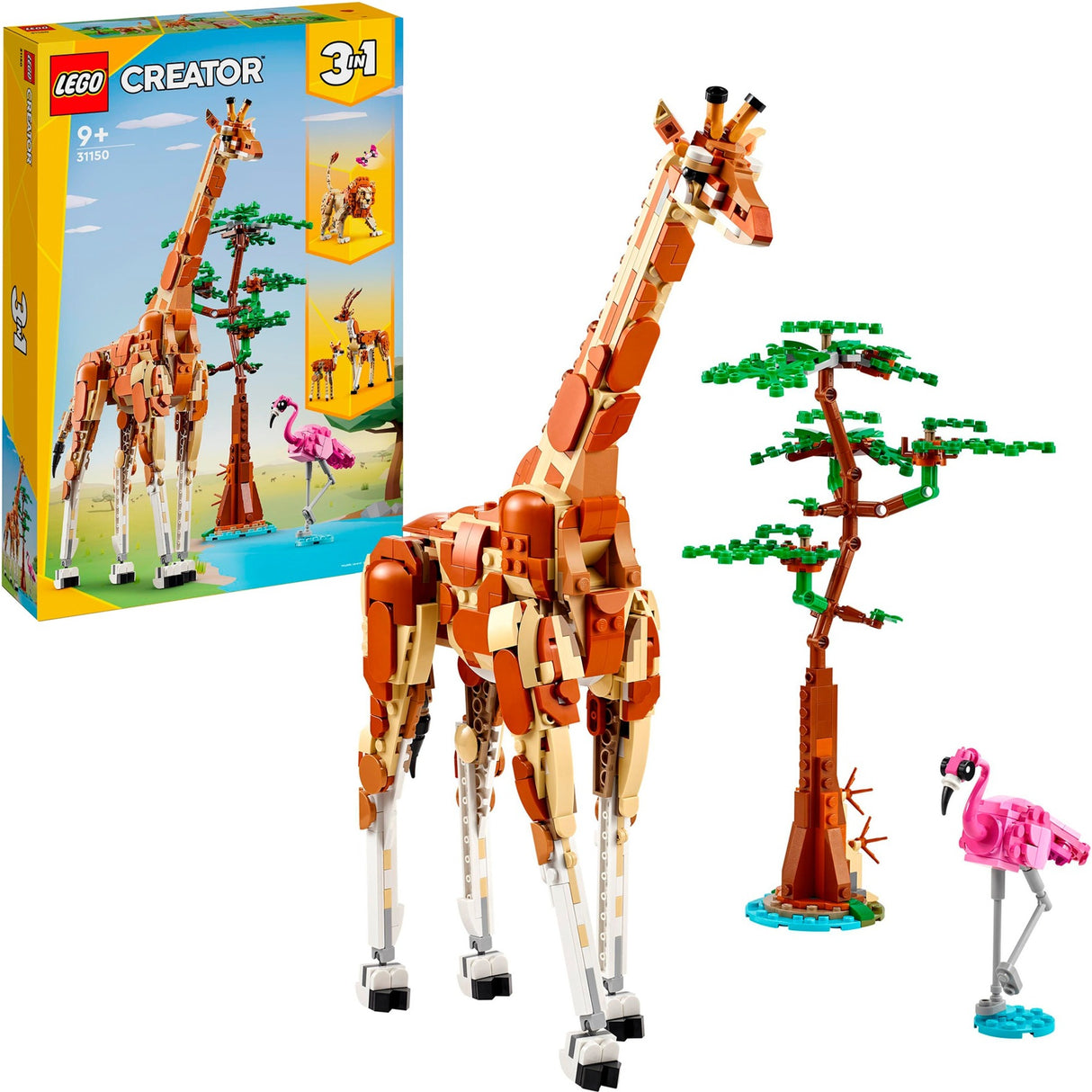 Lego Creator 3en1 Animaux de safari - 31150