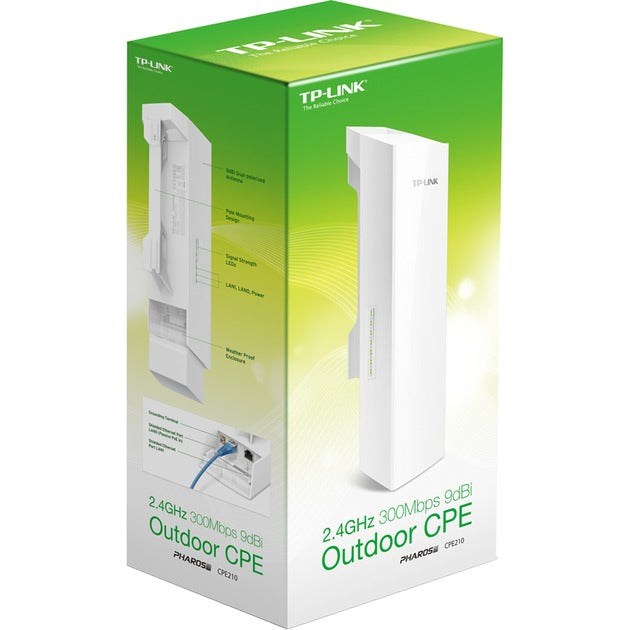TP-Link CPE210 2,4 GHz 300 Mbps 9DBI extérieur CPE
