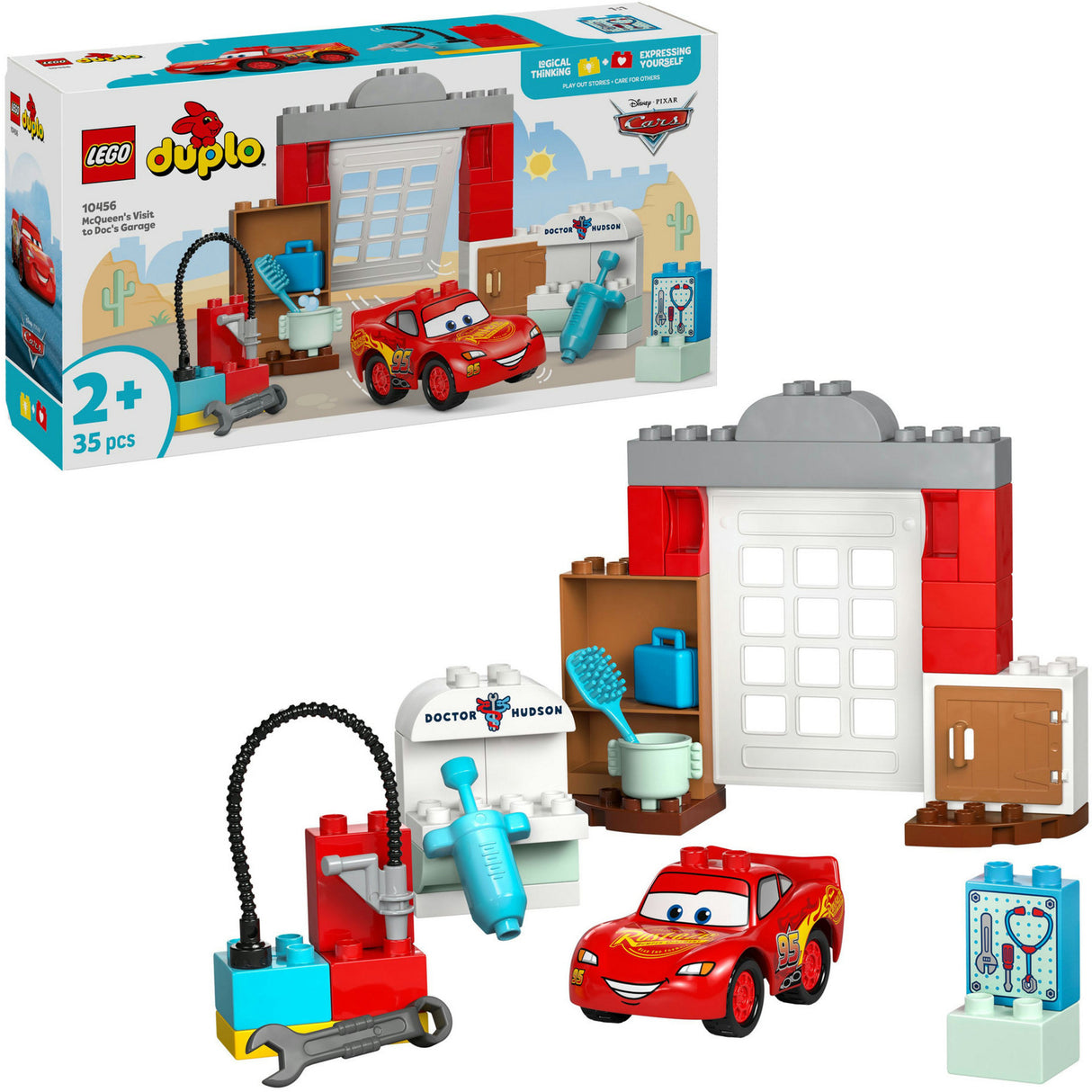 Lego 10456 Duplo Disney Mcqueens Visite du garage Docs