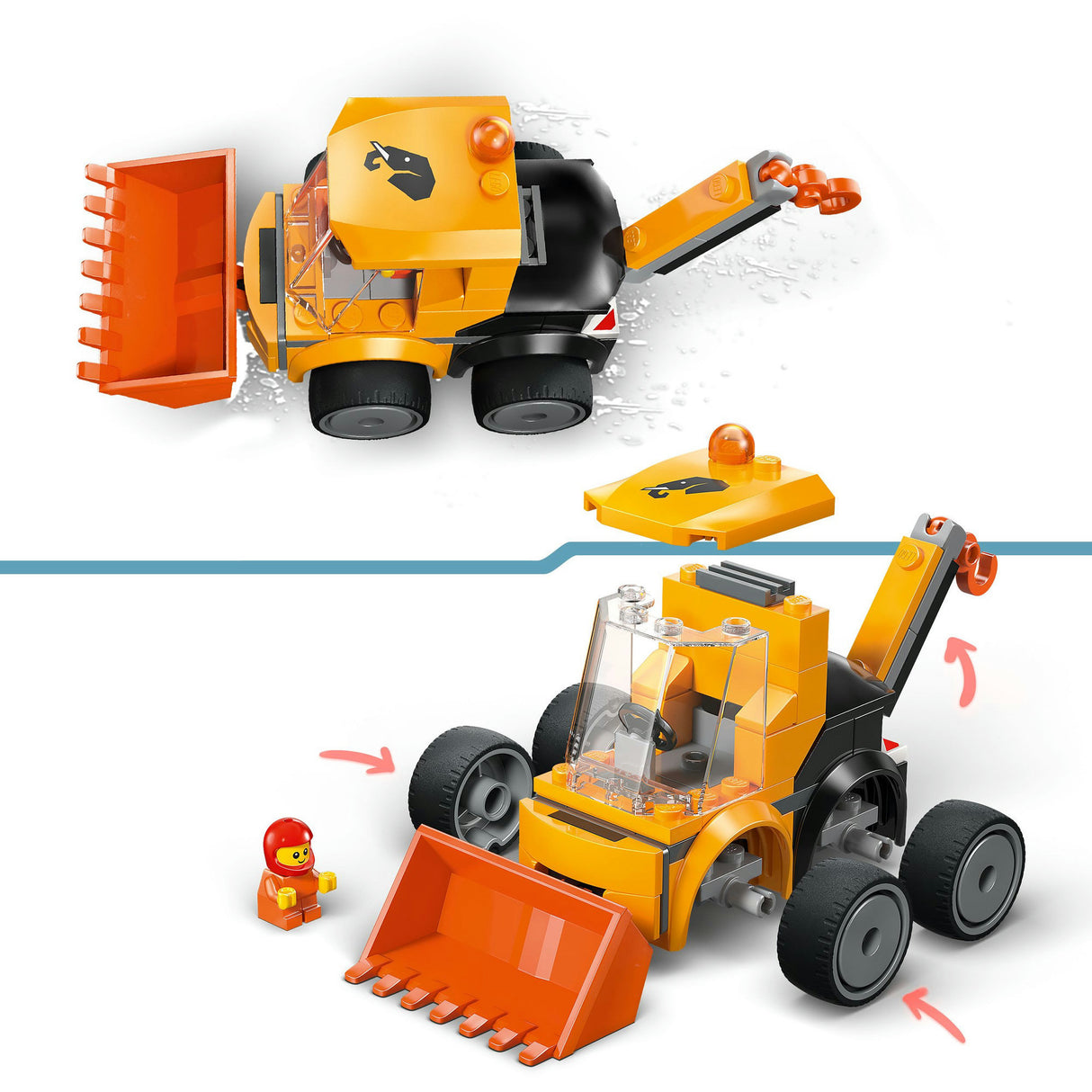 Lego city brique monte 60483 véhicules chargeur de construction | 2 pièces