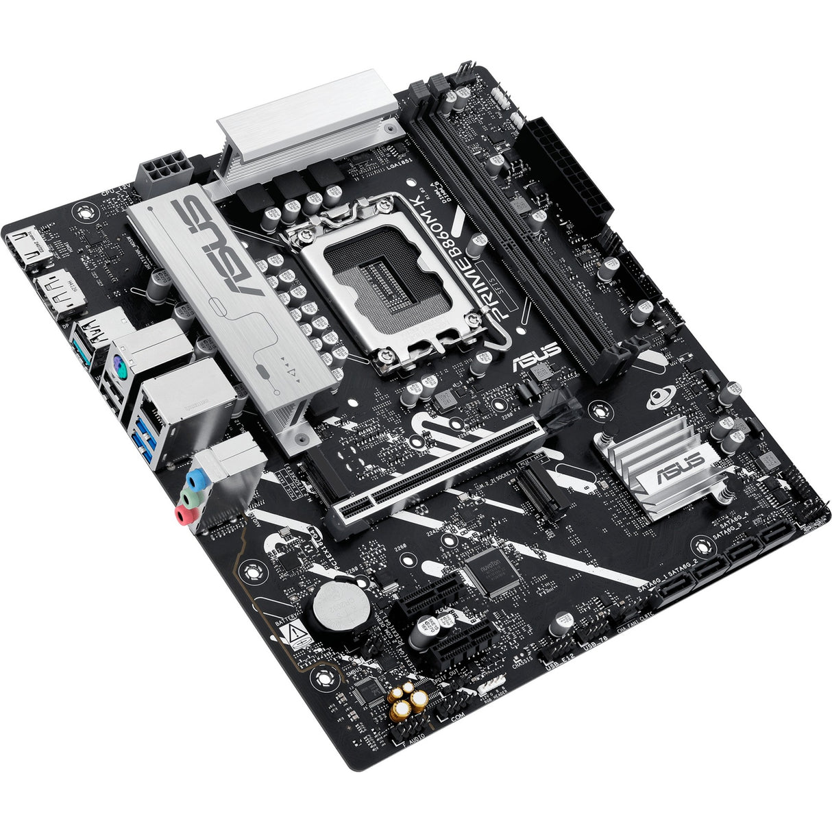 Carte mère Asus Prime B860M-K Socket 1851 (2,5 Go-LAN, Son, µATX)