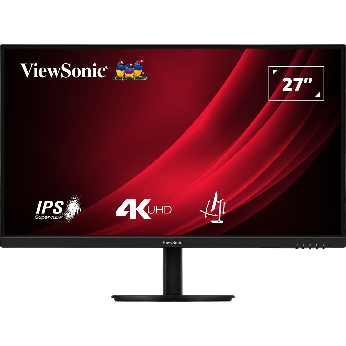 Moniteur Viewsonic vg2708-4k 27 (noir (mat), 2x HDMI, 1x port d'affichage)