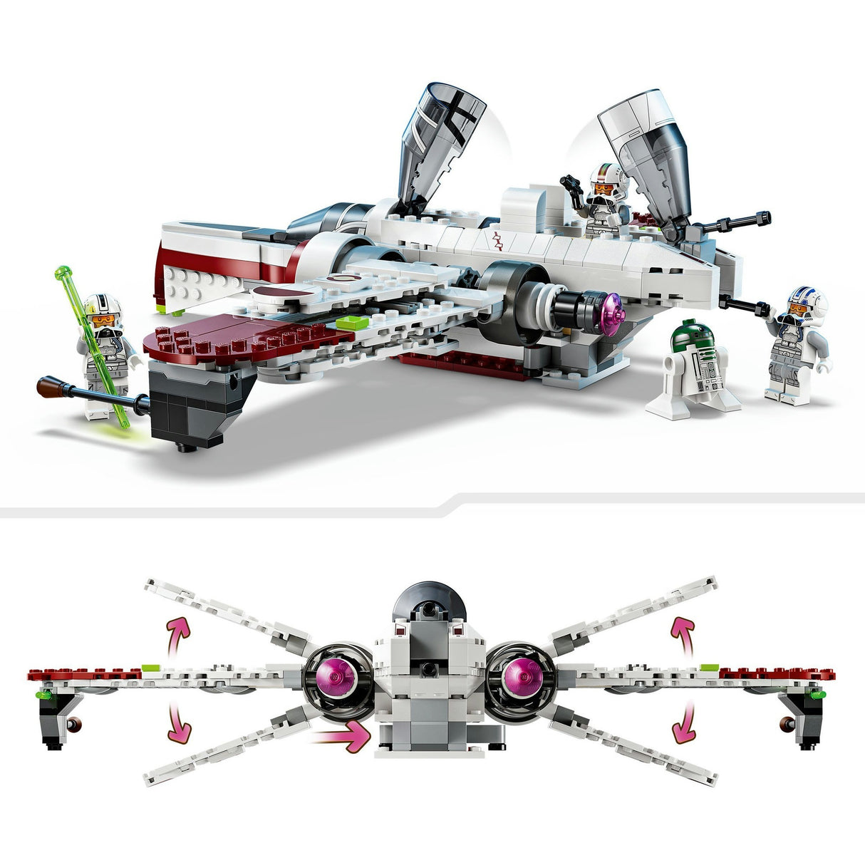 Lego star wars 75402 chasseur arc-170