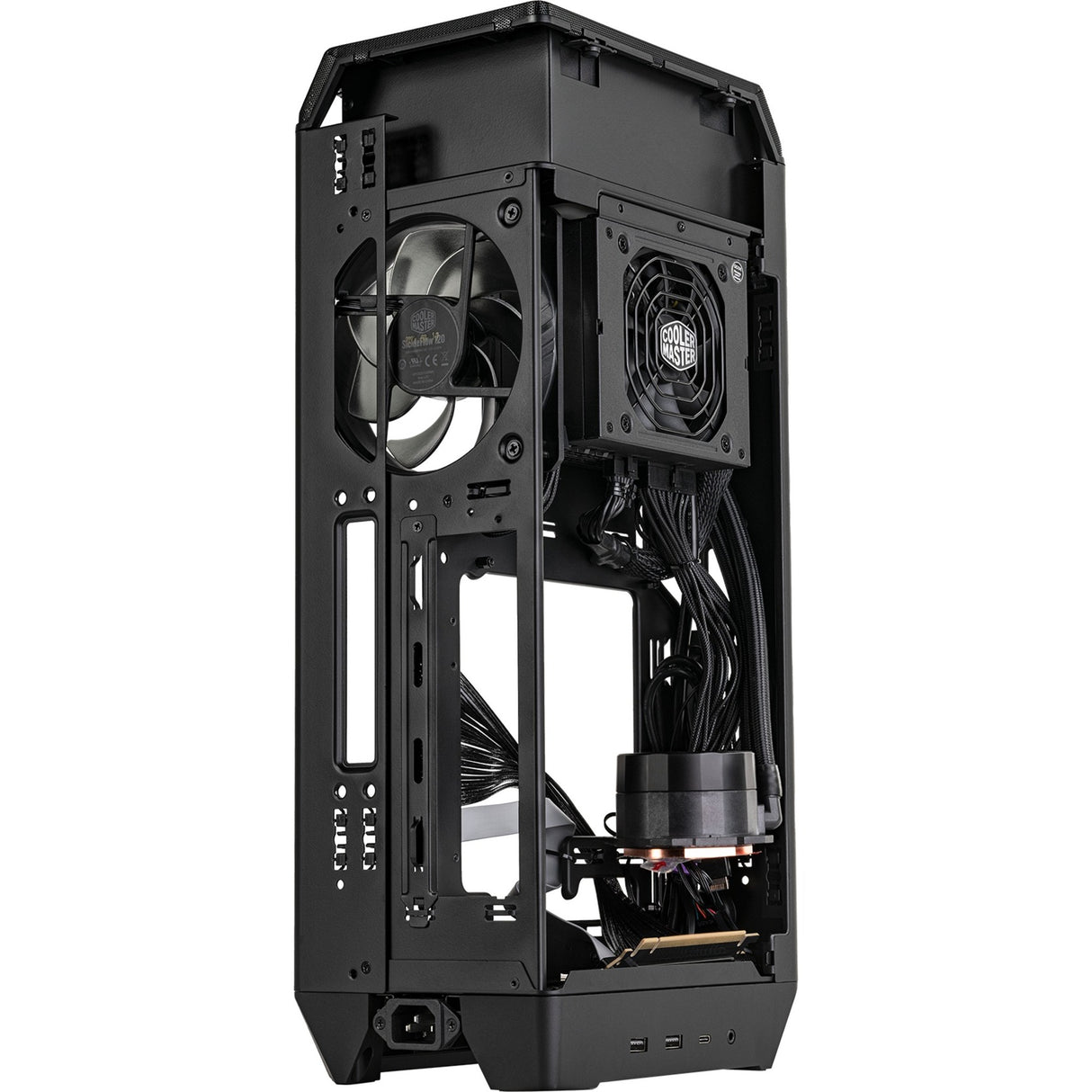 Boîtier mini tour Cooler master ncore 100 max (gris foncé | 2x USB-A | 1x USB-C)