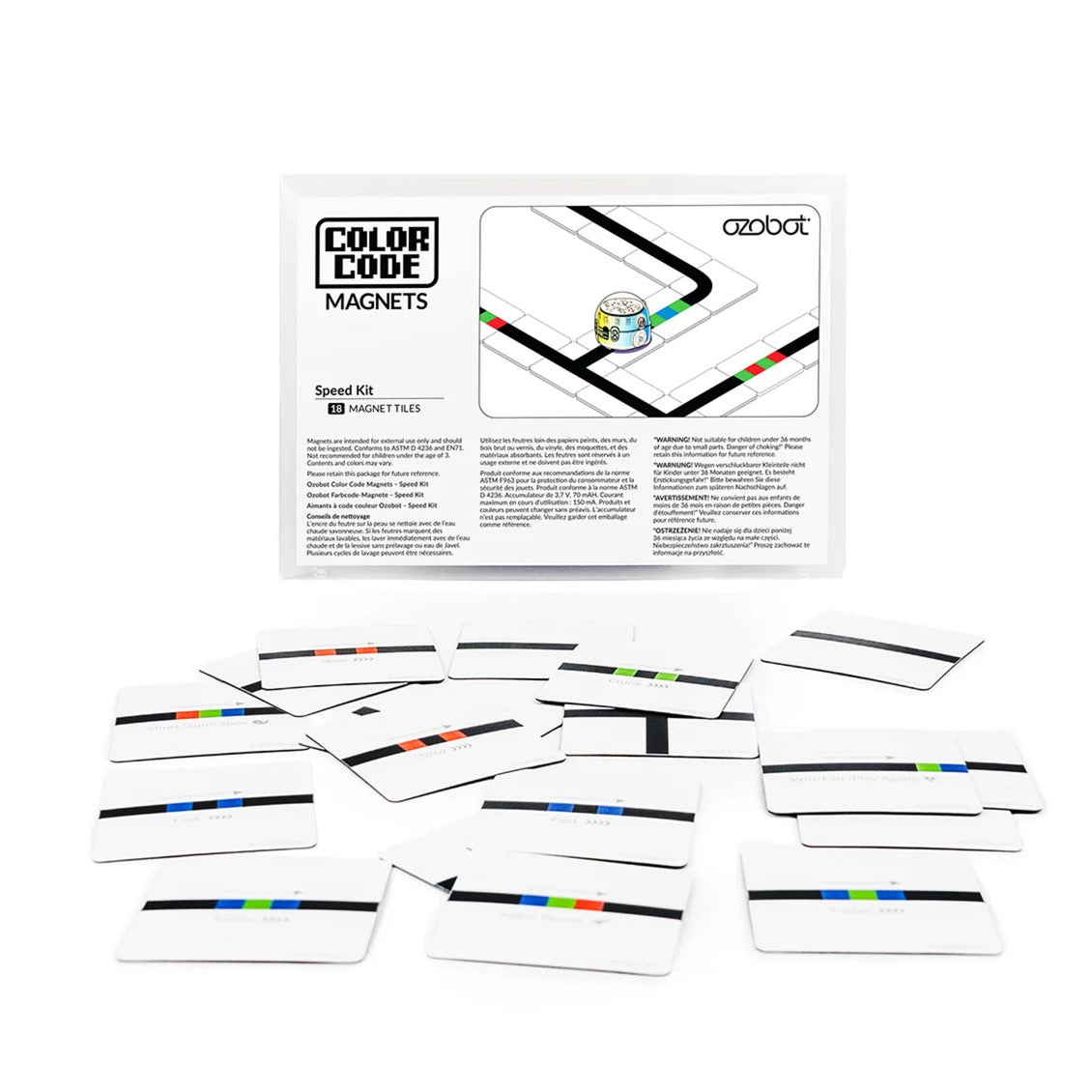 Ozobot code couleur aimants vitesse ensemble robot