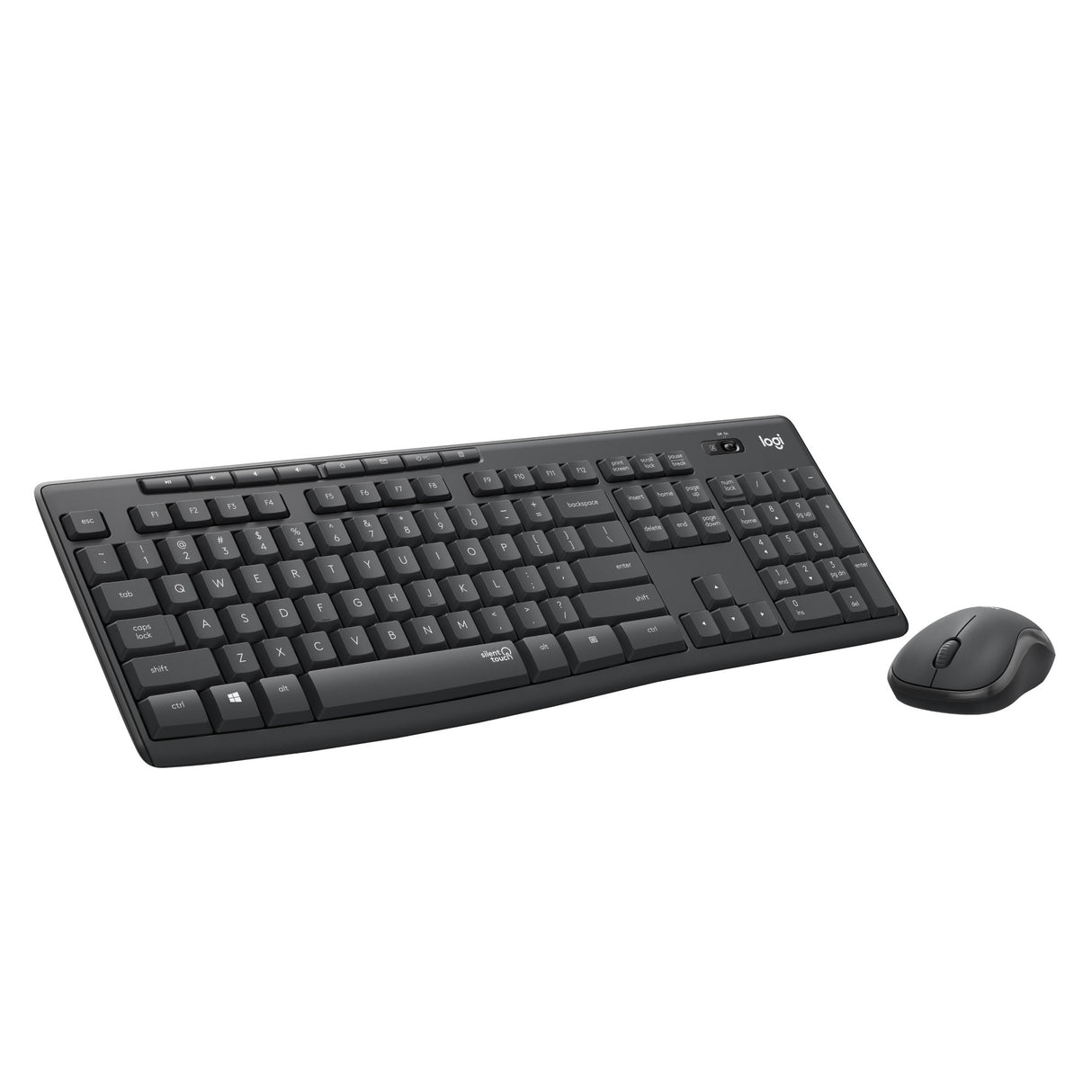 Logitech mk295 ensemble clavier et souris sans fil silencieux (noir, disposition internationale américaine (qwerty), 100 %)