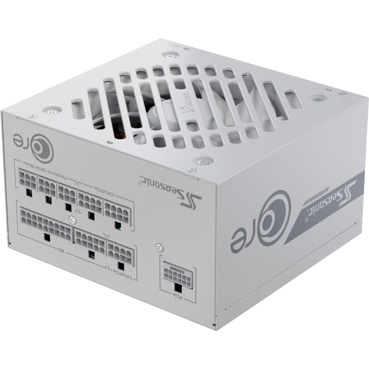 Alimentation modulaire Seasonic core gx-850-v2-white de 850 watts (blanc, 1x 12v-2x6, 2x pcie)