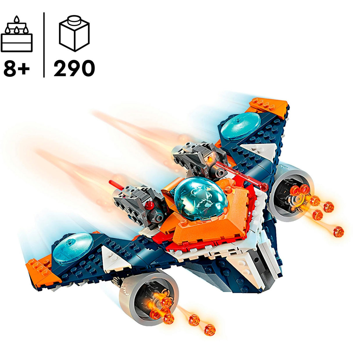 Lego Marvel - Jouets de construction Rockets Warbird contre Ronan (76278)
