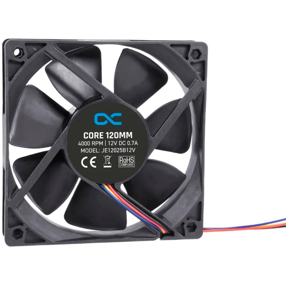 Ventilateur de boîtier de ventilateur Alphacool core 120 mm (noir, 120 x 120 x 25 mm, pwm)
