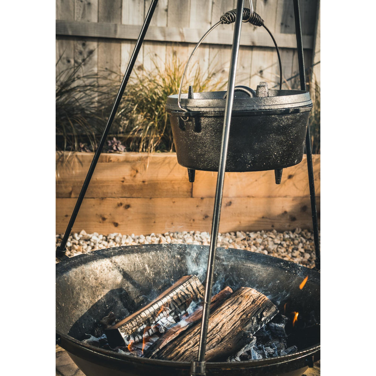 The Windmill Dutch Oven Poêle de cuisson 4,5 qt (noir, ø 25,5 cm | 3,8 litres)