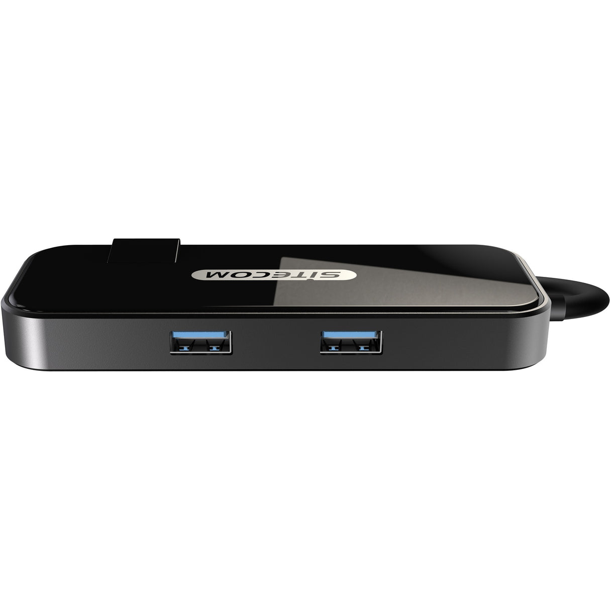 Adaptateur Sitecom USB-C vers HDMI + Gigabit LAN (noir)