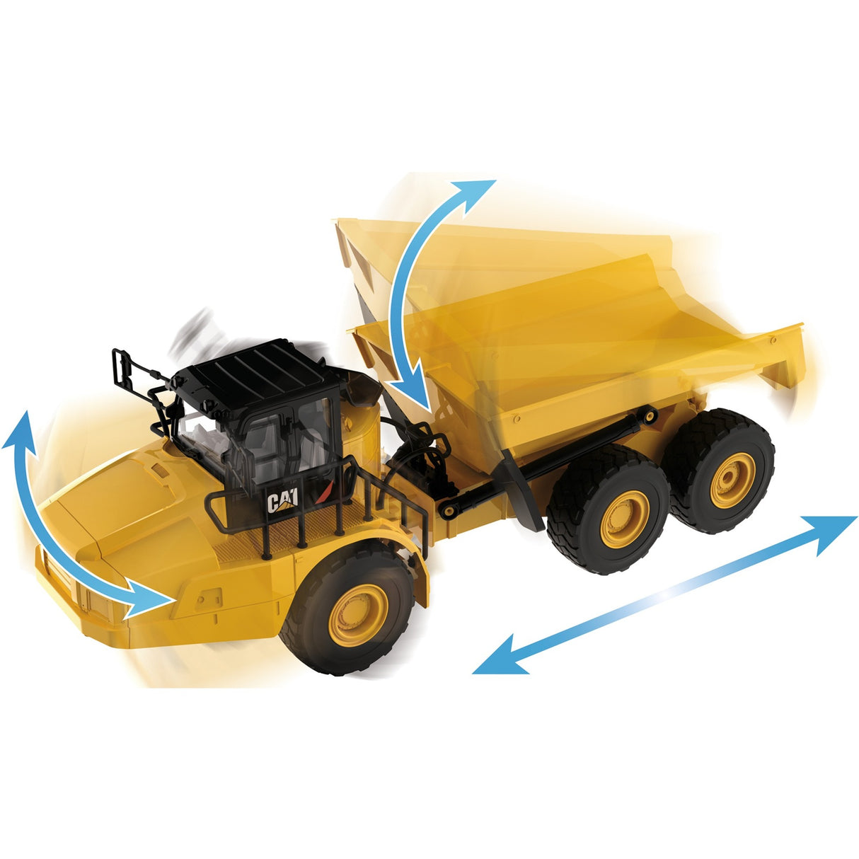 Carrera 1:24 rc cat 745 camion-benne