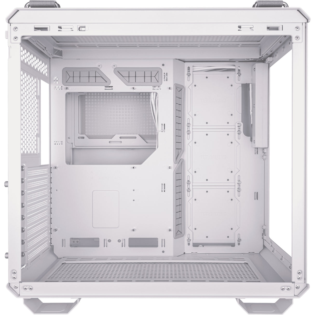 Boîtier tour midi Asus tuf gaming gt502 (blanc | 2x usb-a | 1x usb-c | verre trempé)