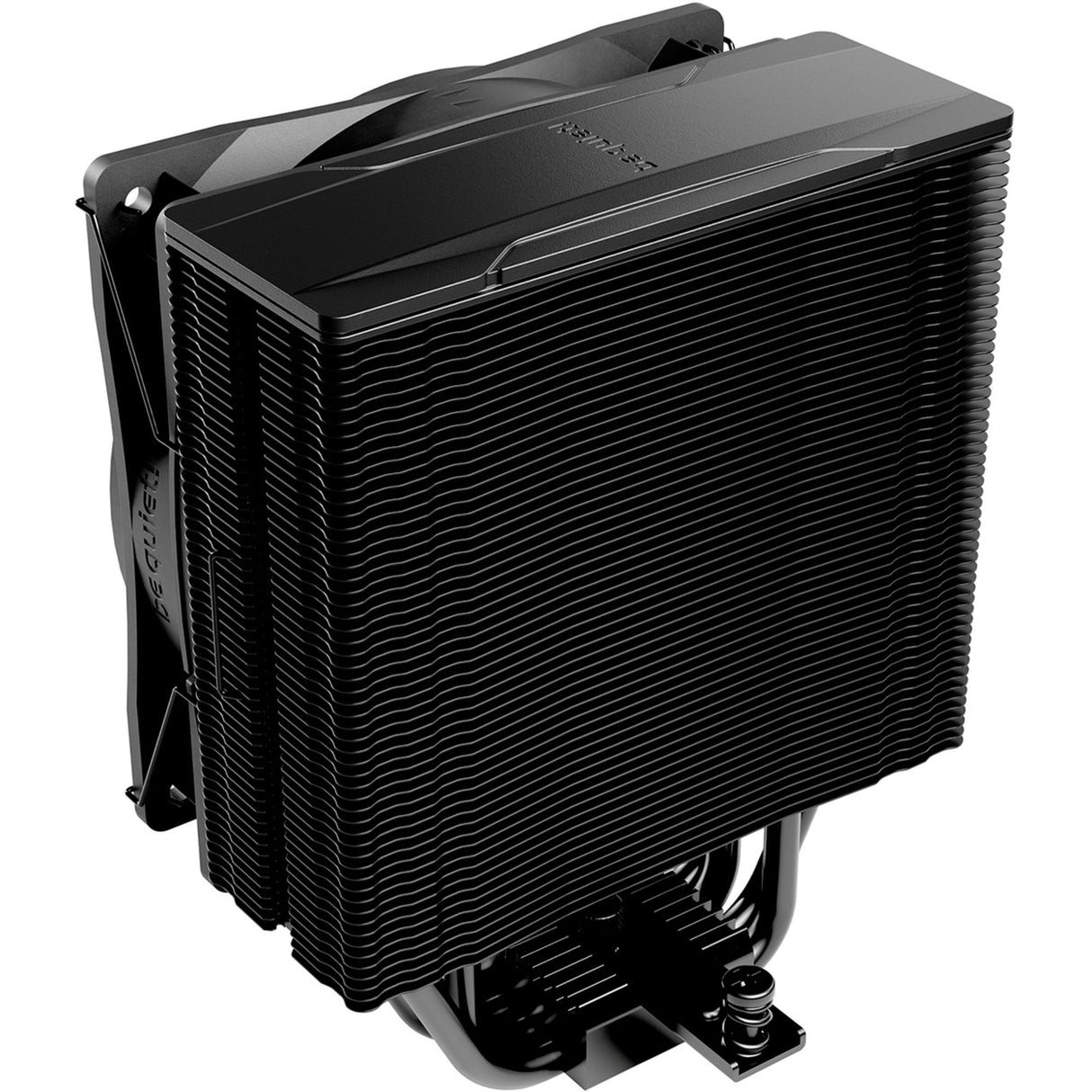 Soyez silencieux! Refroidisseur de processeur Pure Rock 3 noir (noir, connecteur de ventilateur PWM à 4 broches)