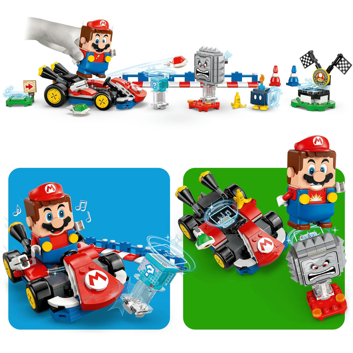 Lego super mario 72043 mario et kart standard