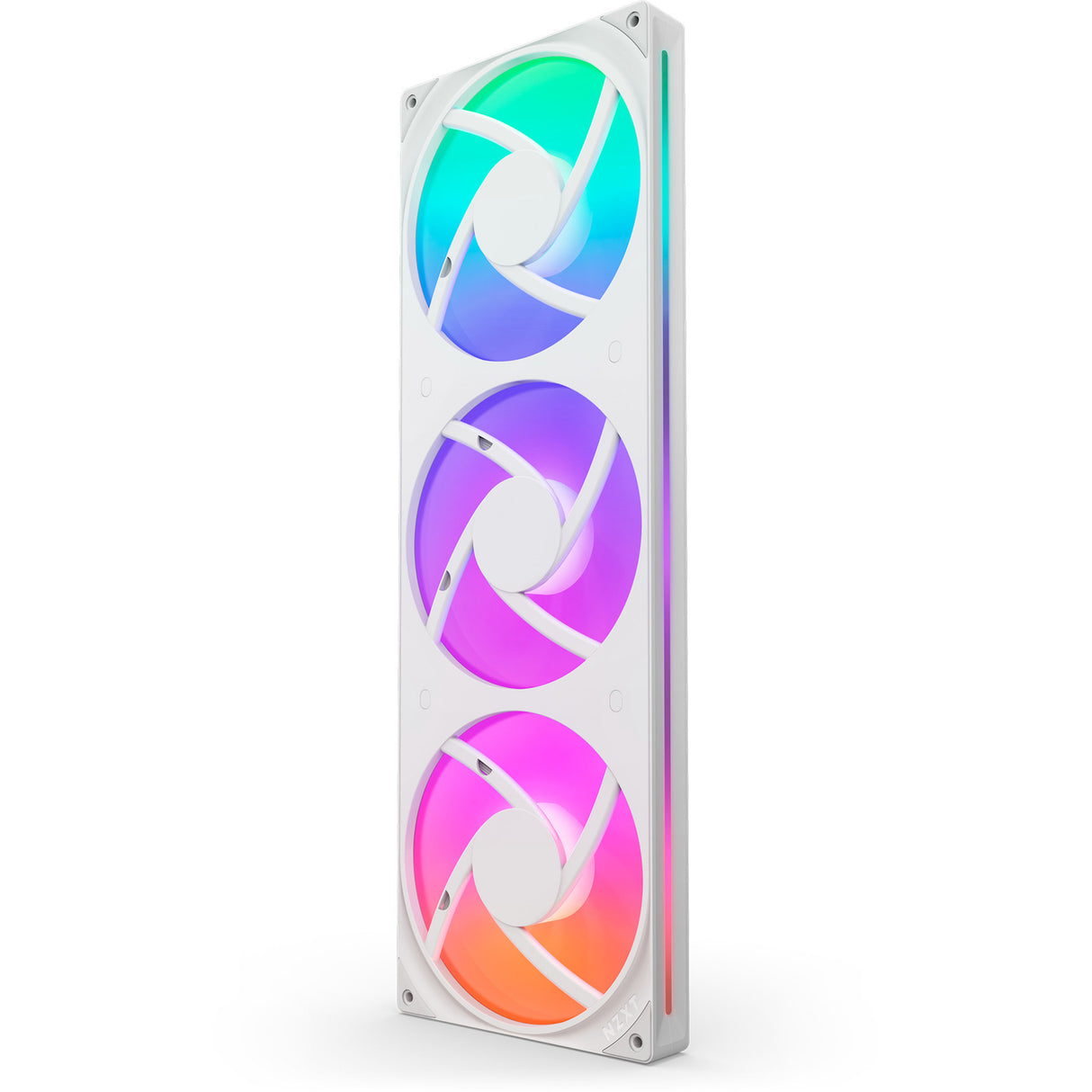 Nzxt f420 rgb core ventilateurs de boîtier (blanc, 3 pièces, 420 x 140 x 26 mm)