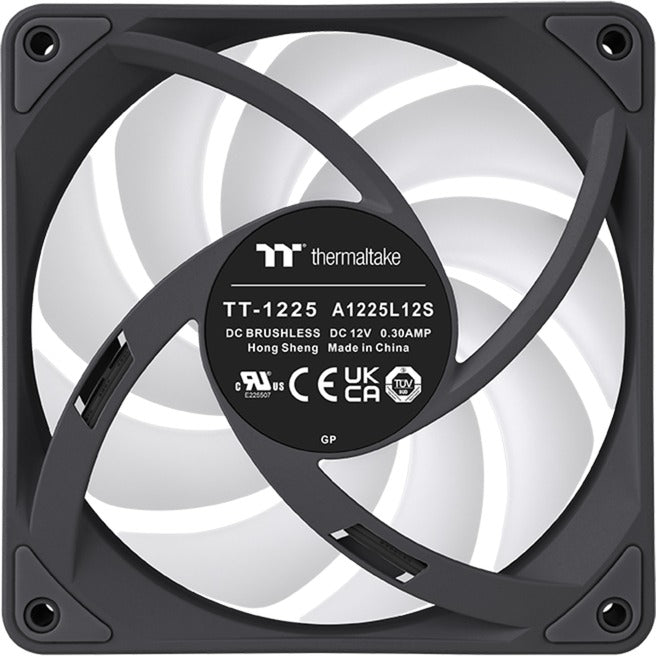 Thermaltake ct120 ex reverse argb sync pc cooling fan (3-fan pack) case fans (zwart, 3 stuks, 120 x 120 x 25 mm, pwm)