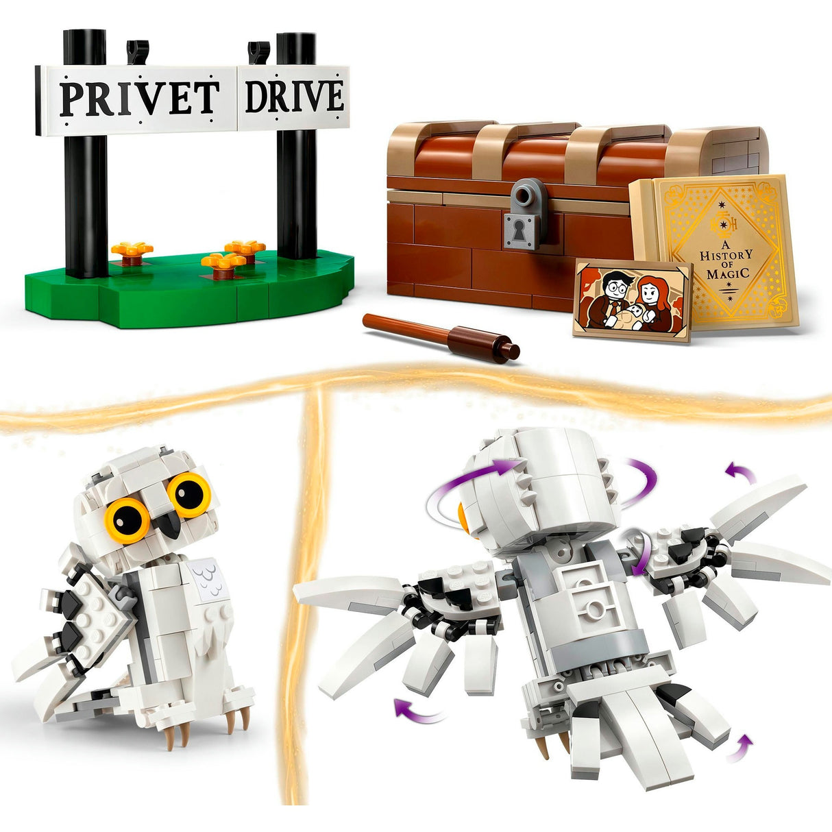 Lego Harry Potter Hedwig™ à Privetlaan 4 - 76425