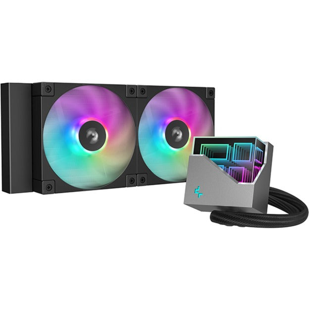Refroidissement par eau Deepcool LT240 (noir, connecteur de ventilateur PWM 4 broches)