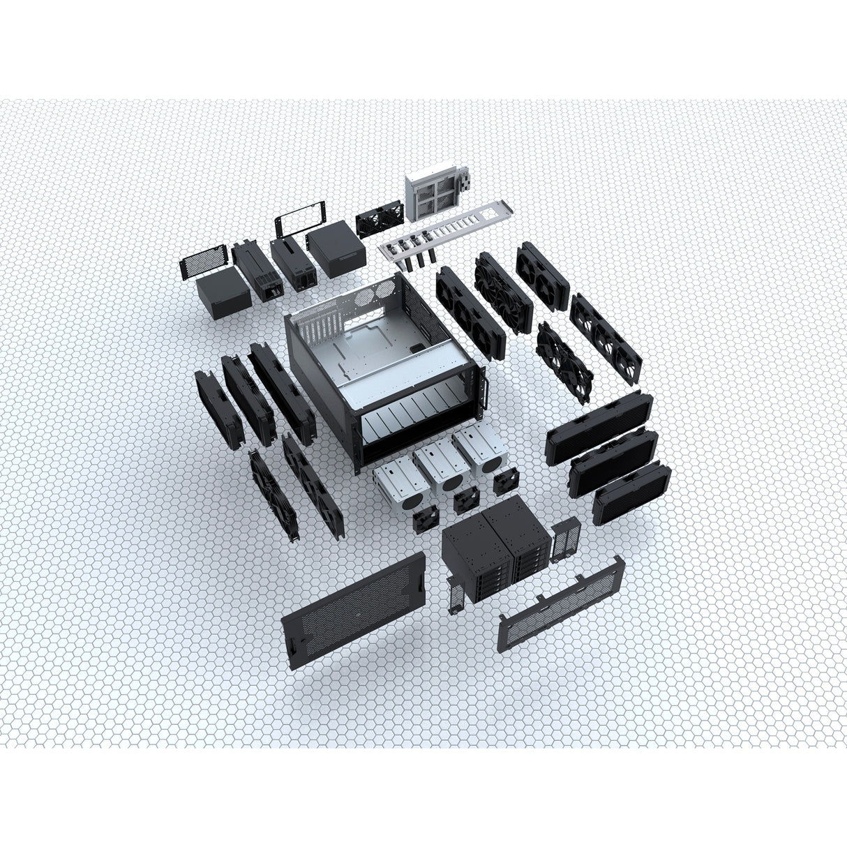 Boîtier rack Silverstone rm600 (noir)