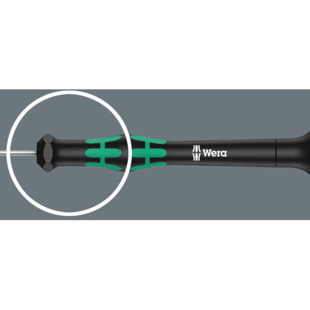 Tournevis Wera compact micro 21 esd 1 (noir vert, pour appareils électriques)