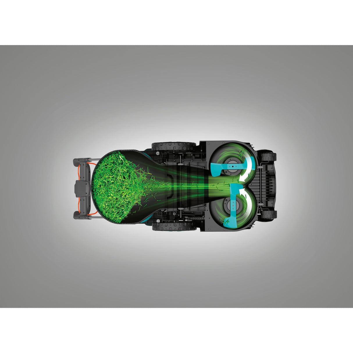 Gardena tondeuse à gazon powermax duo 46 36v (gris noir, 2x batterie et chargeur inclus)