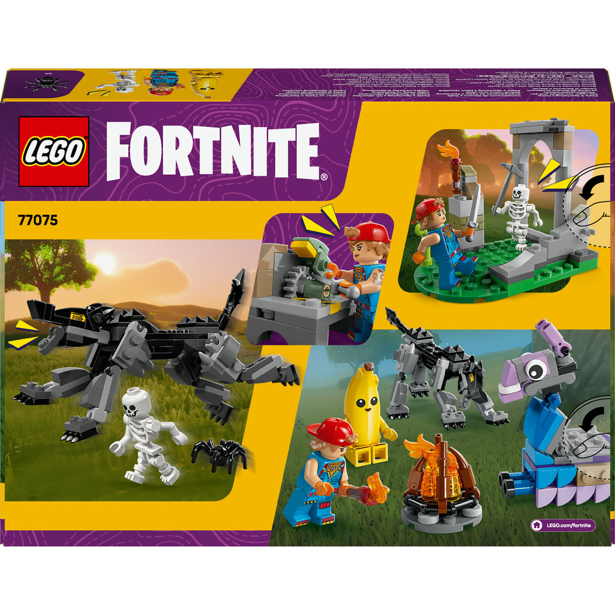 Lego Fortnite 77075 Camp Peely et bougies d'allumage