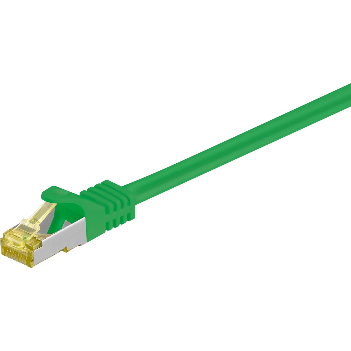 Goobay câble réseau rj-45 cat.6a s ftp (pimf), avec cat.7 (vert, 0,25 mètres)