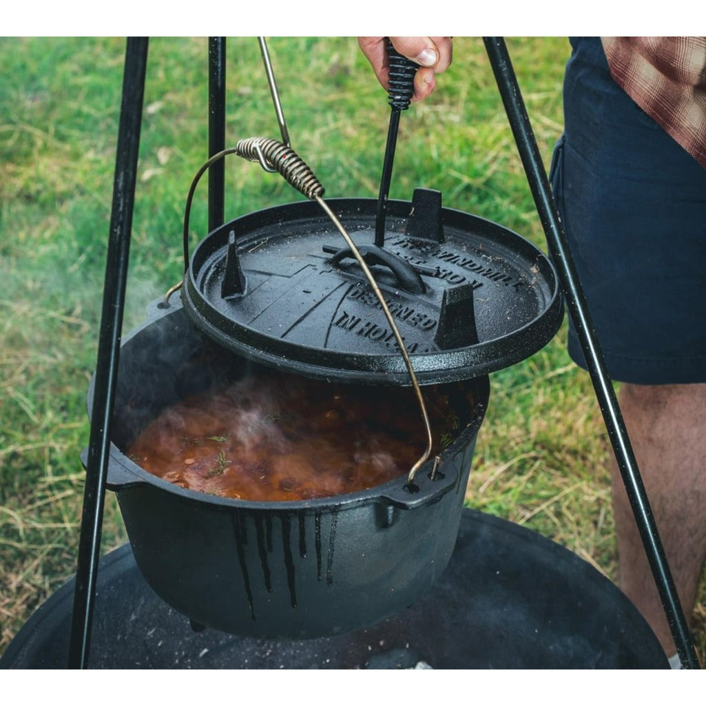 The Windmill Dutch Oven Poêle de cuisson 9 qt (noir, ø 31,5 cm | 8,5 litres)
