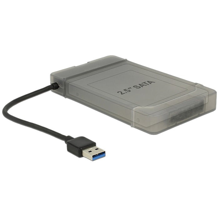 Delock Convertisseur USB-A 3.2 > Prise SATA 22 broches (noir, 0,15 mètres)