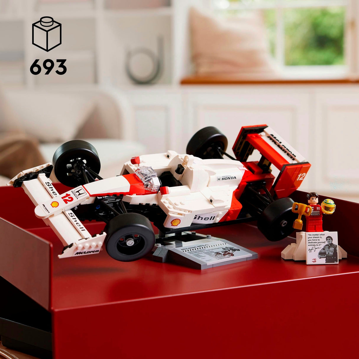 Icônes LEGO 10330 McLaren MP4 4 et Ayrton Senna