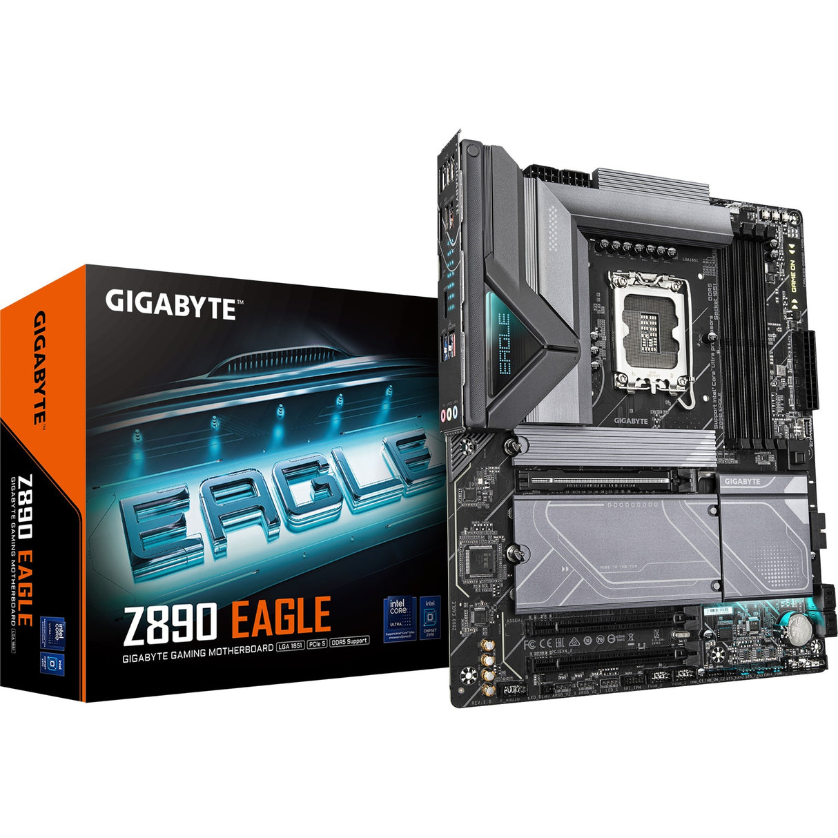 Carte mère Gigabyte z890 eagle socket 1851 (raid, 2,5 Go lan, son, atx)