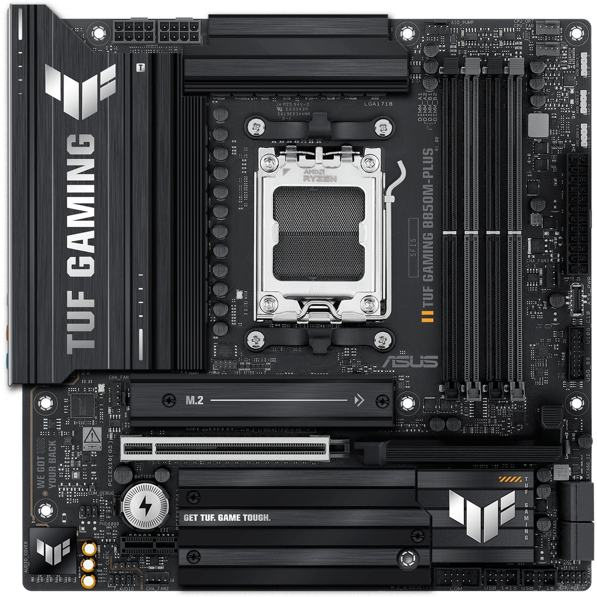Carte mère Asus tuf gaming b850m-plus socket am5 (2,5 gbe-lan, son, µatx)