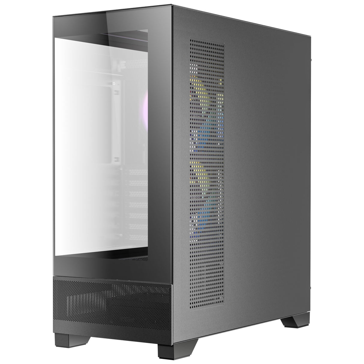 Boîtier tour midi Antec cx700 argb (noir | 1x USB-A | 1x USB-C | verre trempé)