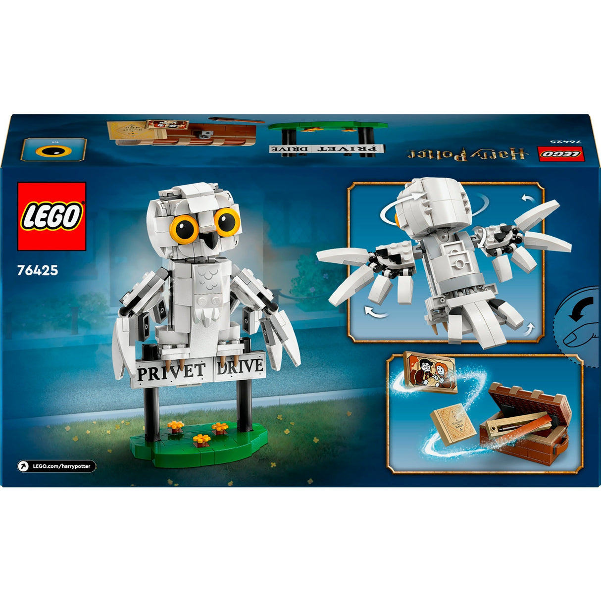 Lego Harry Potter Hedwig™ à Privetlaan 4 - 76425