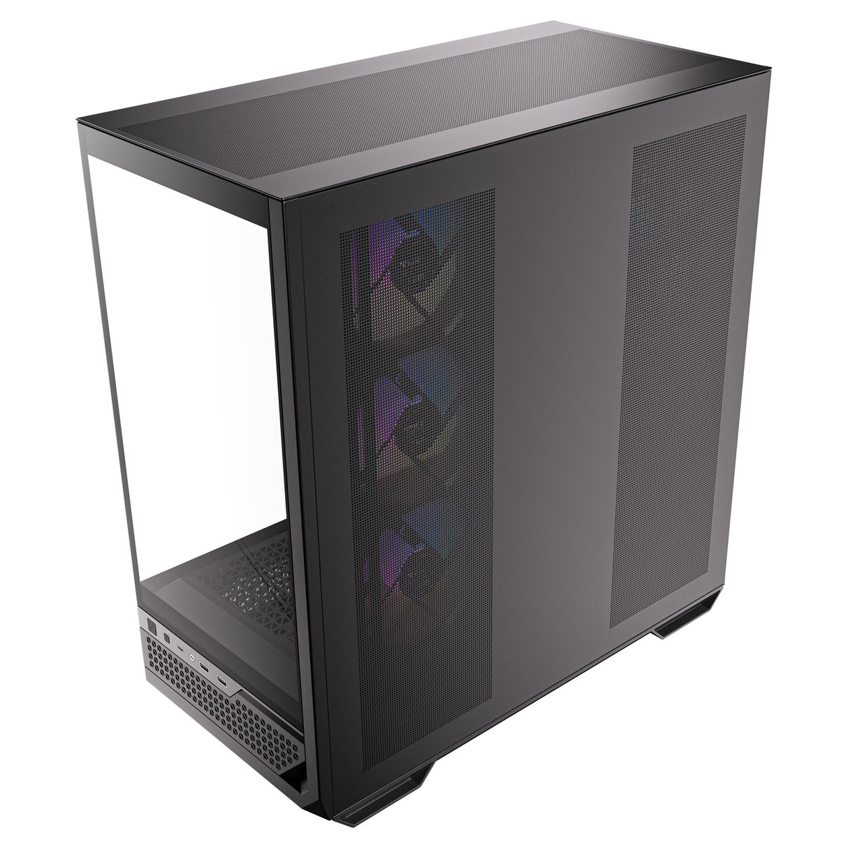 Boîtier tour midi Antec c7 argb (noir | 2x USB-A | 1x USB-C | verre trempé)