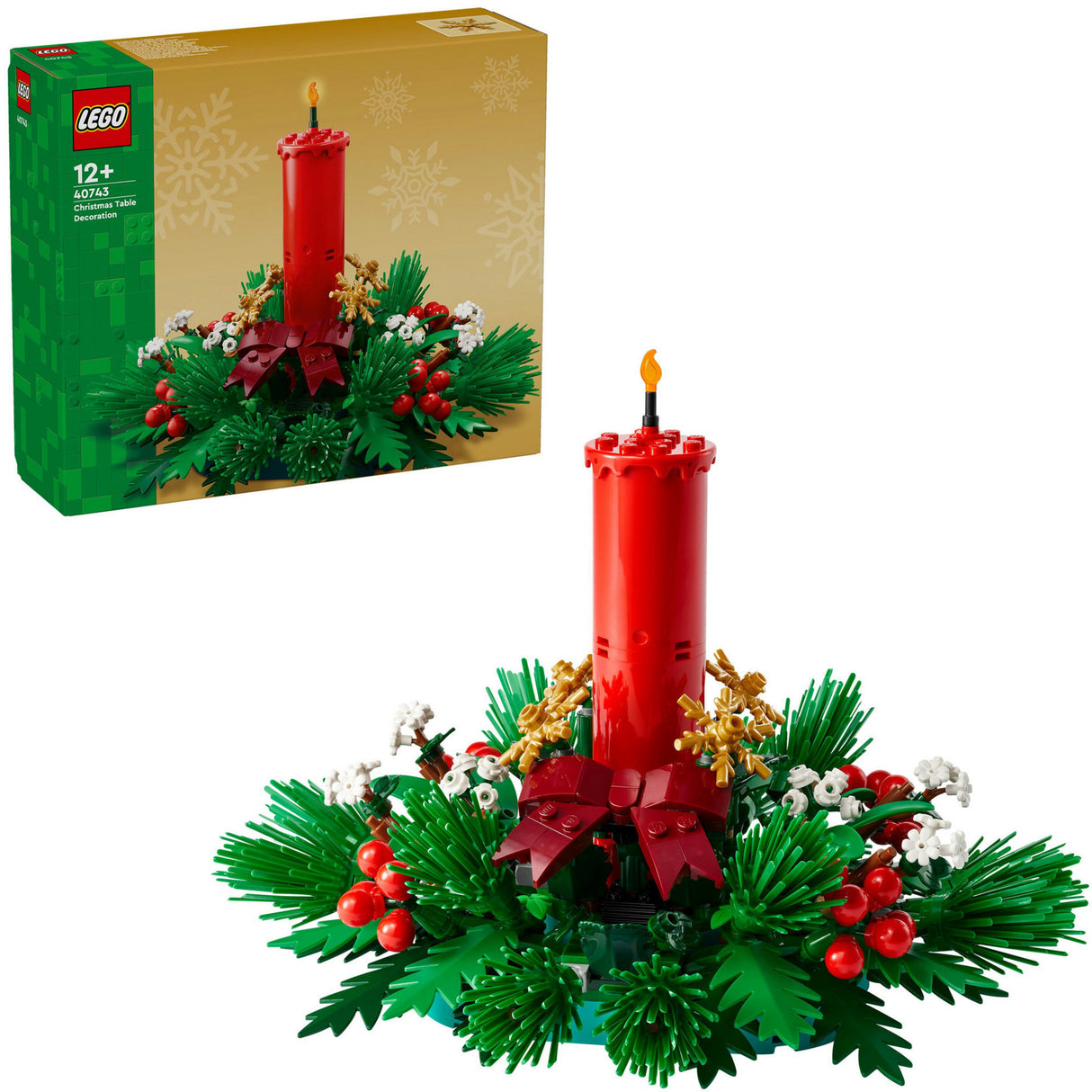 Décoration de table de Noël Lego 40743 saisons