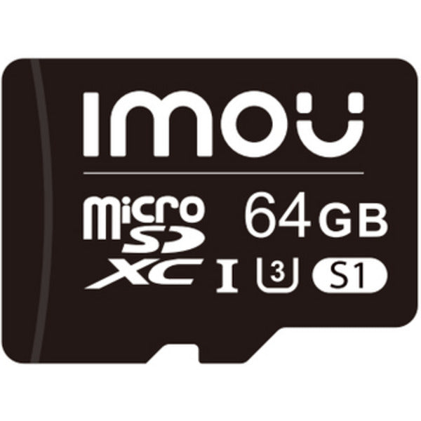 Carte mémoire Imou microSD 64 Go (noir, classe 10, classe 3 (u3), v30)