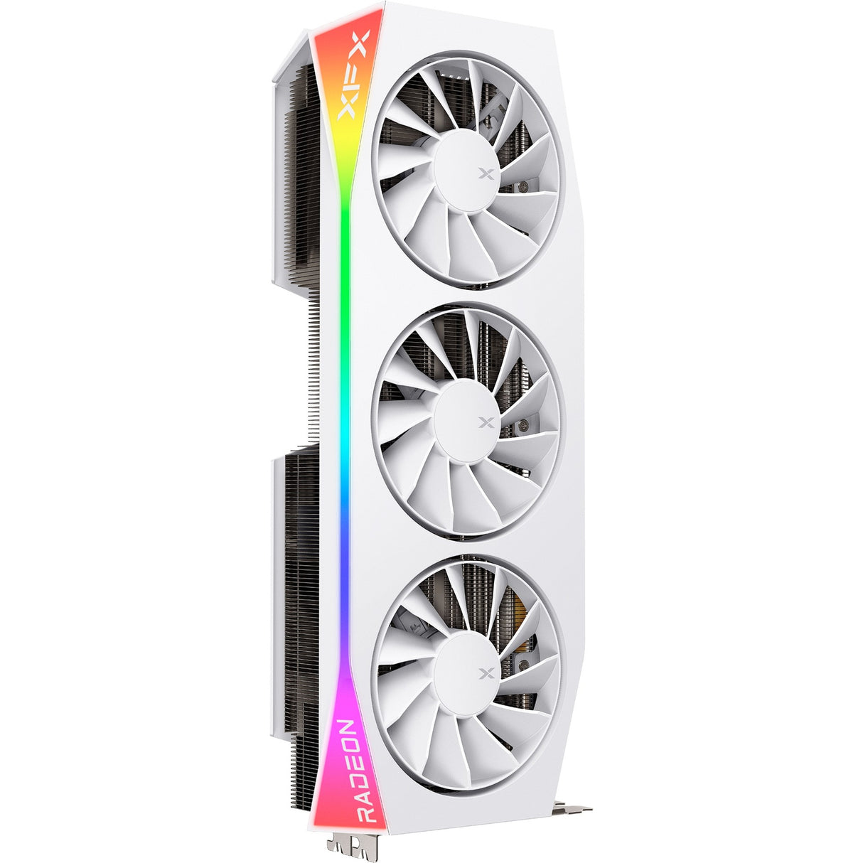 Carte graphique XFX Radeon RX 9070 XT OC Mercury RGB (blanc, RDNA4, GDDR6, 3x Display Port, 1x HDMI 2.1)