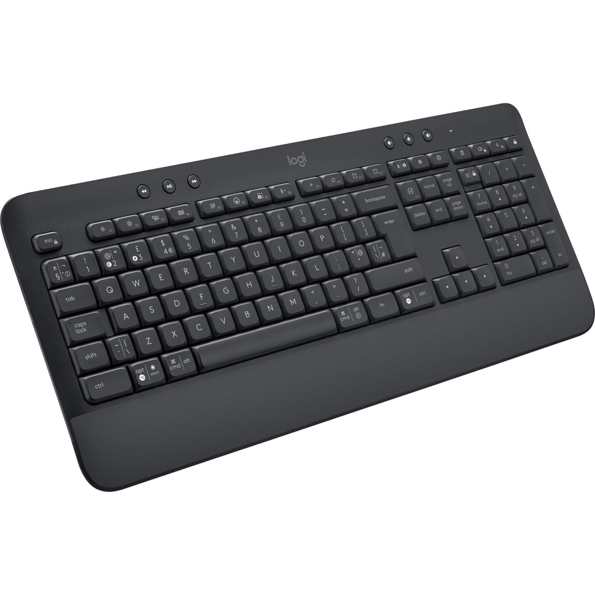 Clavier confort sans fil Logitech signature k650 (graphite, disposition américaine-internationale (qwerty), 100 %)